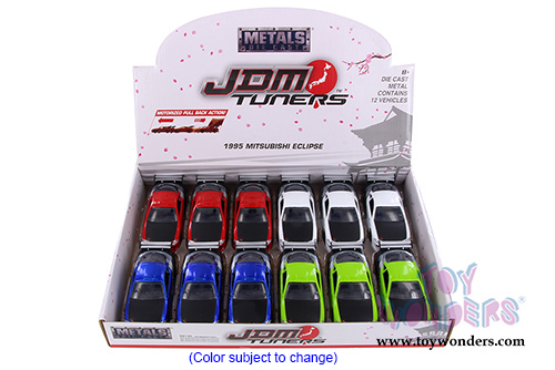 Jada Toys - Metals Die Cast | JDM Tuners™ Mitsubishi Eclipse Hard Top (1995, 1/32, diecast model car, Asstd.) 99130DP1