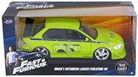 Show product details for Jada Toys Fast & Furious - Brian's Mitsubishi Lancer Evolution VII Hard Top (1/24 scale diecast model car, Lime Green) 99788
