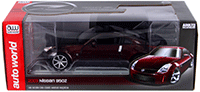 Show product details for Auto World - Nissan 350 Coupe (2003, 1/18 scale diecast model car, Maroon) AW240