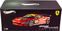 Mattel Hot Wheels Elite - Ferrari 458 Italia GT2 Hard Top - LM 2012 – AF Corse (1/18 scale diecast model car, Second Livery) BCT78/9964