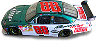 Show product details for Action Racing Collectables - NASCAR Dale Earnhardt #88 AMP Energy/Mountain Dew Chevy Impala SS (2009, 1/24 scale diecast model car, White/Green) C8671