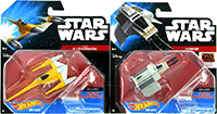 Mattel Hot Wheels - Star Wars Starship Assortment M (Sturdy plastic models, Asstd.) CGW52/999M