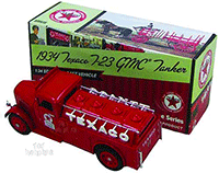 Show product details for Texaco - Texaco T-23 GMC Tanker (1934, 1/34 scale diecast model car, Red) CP5904/12