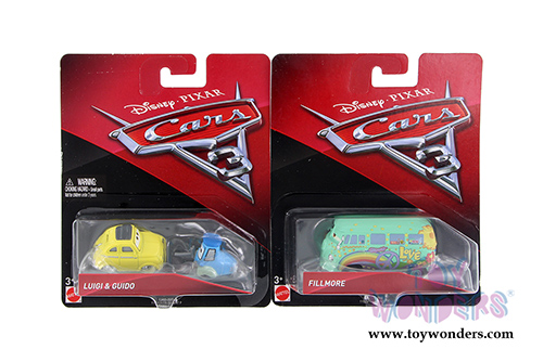 Mattel Disney Pixar - Cars 3 Assortment (1/64 scale diecast model car, Asstd.) FFC73/9993