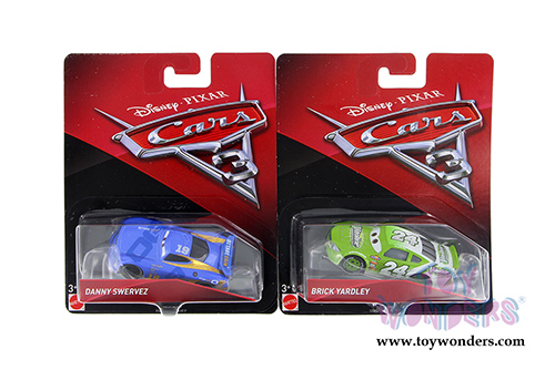 Mattel Disney Pixar - Cars 3 Assortment (1/64 scale diecast model car, Asstd.) FFC73/9993