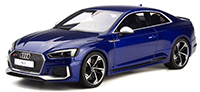 Show product details for GT Spirit - Audi RS 5 Coupe (1/18 scale resin model car, Navarra Blue) GT062