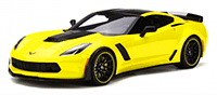 Show product details for GT Spirit - Chevrolet® Corvette® Z06 CR-7 Hard Top (2016, 1/18 scale resin model car, Yellow) GT171