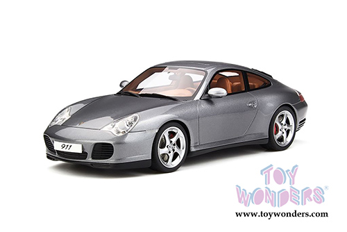 GT Spirit - Porsche 911 (996) Carrera 4S (2002, 1/18 scale resin model car, Seal Grey Metallic) GT182