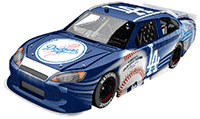 Lionel Racing - Ford Fusion Los Angeles Dodgers  (2012, 1/24 scale diecast model car, Blue) MZZ2821LA