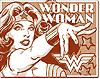 Tin Sign: Wonder Woman - Duotone Sign PD1734