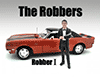 Show product details for American Diorama Figurine - The Robbers - Robber I (1/18 scale, Black) 23883