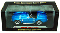 Shelby - Shelby Cobra Super Snake Convertible (1966, 1/18 scale diecast model car, Blue) SC125