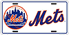 License Plate: New York Mets Baseball Sign SLBNM