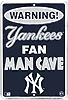 Metal Sign: NY Yankees Fan Man Cave Sign SPS80048