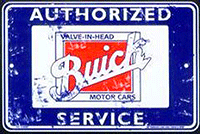 Metal Sign: Buick Authorized Service Sign SPSABS