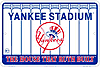 Metal Sign: Yankee Stadium - The House That Ruth Built Sign SPSBNY