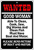 Show product details for Metal Sign: Good Woman Wanted Sign SPSSU14