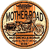 Tin Sign: Mother Road Motorcycle Repair TD1697