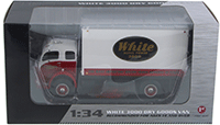 Show product details for First Gear - White® 3000 Dry Goods Van (1953, 1/34 scale diecast model car, White/Red) 10-4084