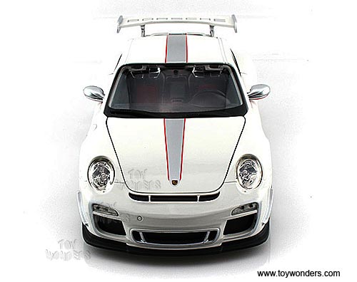 BBurago - Porsche 911 GT3 RS 4.0 Hard Top (1/18 scale diecast model car, White) 11036