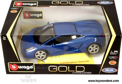 BBurago Gold Lamborghini Gallardo Hard Top 118 Blue 12015