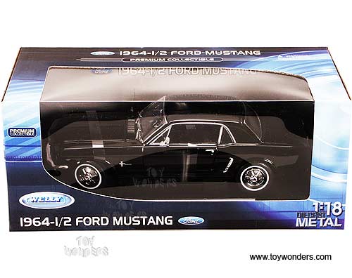 Welly Premium Ford Mustang Coupe Hard Top 1964 1 2 118 Black 12519H