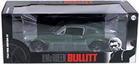 Show product details for Greenlight - Steve McQueen Bullitt Ford Mustang GT Hard Top (1968, 1/18 scale diecast model car, Green) 12822