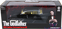 Show product details for Greenlight - The Godfather Cadillac Fleetwood Series 60 Hard Top (1955, 1/18 scale diecast model car, Black) 12949