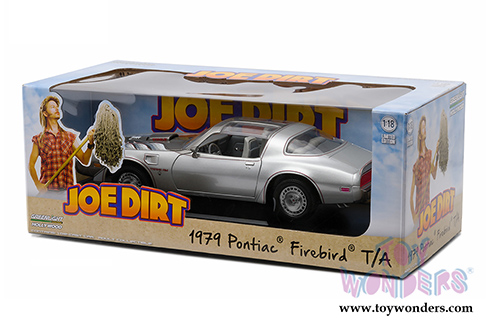 Greenlight Hollywood -  Joe Dirt Pontiac Firebird Trans Am T-Top (1979, 1/18 scale diecast model car, Grey) 12952