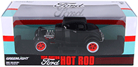 Show product details for Greenlight - Custom Ford Hot Rod (1932, 1/18 scale diecast model car, Matte Black) 12975