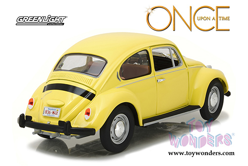 Greenlight Hollywood - Emma's Volkswagen Beetle | Once Upon A Time TV series (1/18 scale diecast model car, Yellow) 12993