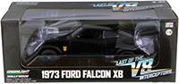 Show product details for Greenlight Hollywood - Last of the V8 Interceptors Ford Falcon XB Hard Top (1973, 1/18 scale diecast model car, Black) 12996