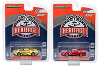 Show product details for Greenlight - Ford GT Racing Heritage Series 1 (1/64 scale diecast model car, Asstd.) 13200/48