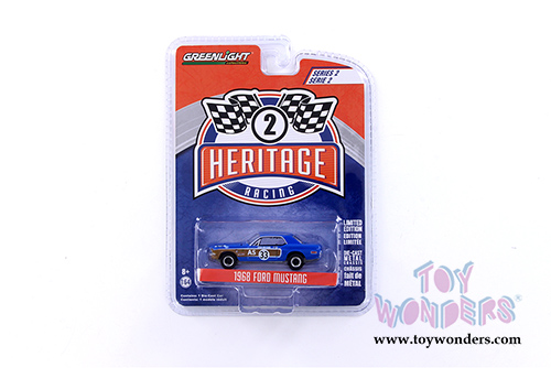 Greenlight - Ford GT Racing Heritage Series 2 (1/64 scale diecast model car, Asstd.) 13220/48