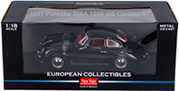 Show product details for Sun Star European - Porsche 356A 1500 GS Carrera GT Coupé (1957, 1/18 scale diecast model car, Black) 1328