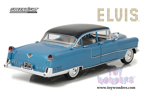 Greenlight Hollywood - Elvis Presley Cadillac® Fleetwood™ Series 60 Hard Top (1955, 1/18 scale diecast model car, Blue) 13502