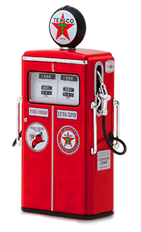 Show product details for Greenlight - Vintage Gas Pumps Series 5 | 1954 Tokheim 350 Twin Texaco Gas Pump (1/18 scale diecast model, Red) 14050C