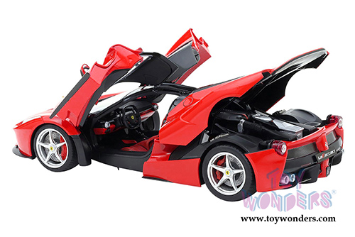 BBurago Ferrari Race & Play - LaFerrari Hard Top (1/18 scale diecast model car, Red) 16001R