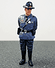 American Diorama Figurine - State Trooper Craig Figure (1/18 scale, Blue) 16107
