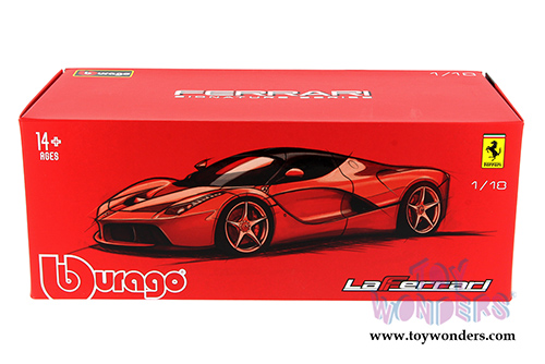 BBurago Signature Series - LaFerrari Hard Top (1/18 scale diecast model car, Black) 16901BK