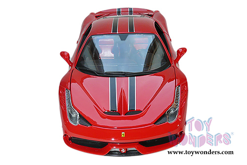 BBurago Signature Series - Ferrari 458 Speciale Hard Top (1/18 scale diecast model car, Red) 16903R