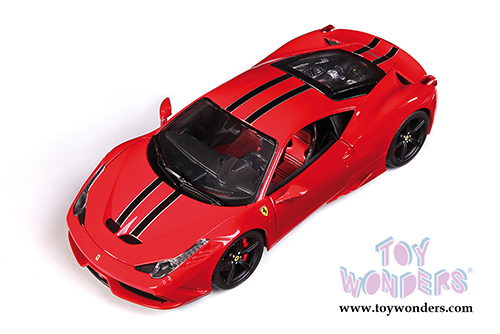 BBurago Signature Series - Ferrari 458 Speciale Hard Top (1/18 scale diecast model car, Red) 16903R