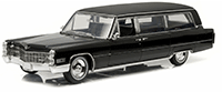 Show product details for Greenlight Precision Collection - Cadillac S&S Limousine Hard Top (1966, 1/18 scale diecast model car, Black) 18002