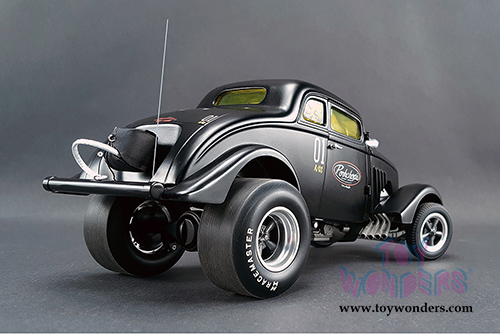 Acme - Pork Chop's Willys Gasser Jailbreak (1933, 1/18 scale diecast model car, Black) 1800907