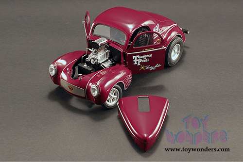 Acme - Gasser Jr. Thompson and Poole (1941, 1/18 scale diecast model car, Burgundy) 1800909