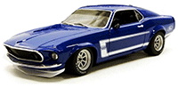Show product details for Acme - Ford Mustang Boss 302 Trans Am (1969, 1/18 scale diecast model car, Blue) 1801819B