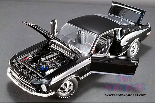 Acme - Ford Mustang Shelby® GT350H Hertz Hard Top (1968, 1/18 scale diecast model car, Raven Black) 1801826