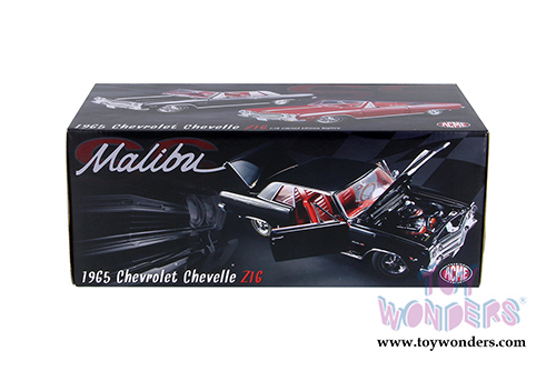 Acme - Chevrolet® Chevelle® Z16 (Malibu SS 396) Hard Top (1965, 1/18 scale diecast model car, Black)  1805301