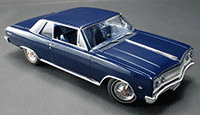 Show product details for Acme - Chevelle™ Malibu™ SS Hard Top (1965, 1/18 scale diecast model car, Blue) 1805302