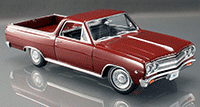 Show product details for Acme - Chevrolet® El Camino L-79 (1965, 1/18 scale diecast model car, Madeira Maroon) 1805405